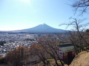 新倉山浅間公園の富士山