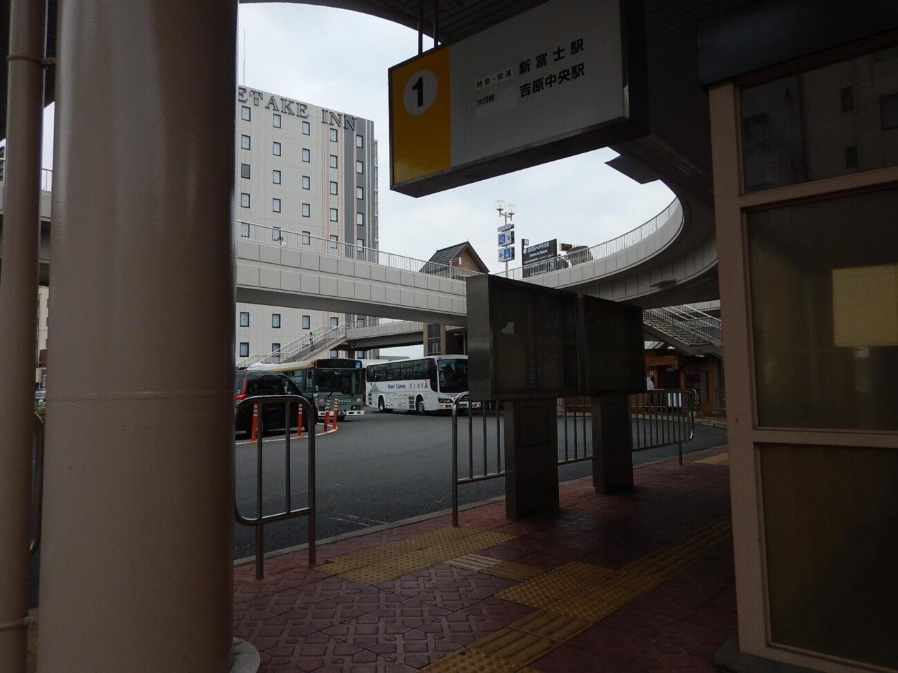 富士宮駅の高速バス乗り場