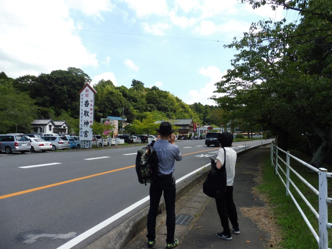 香取神社前のバス停留所