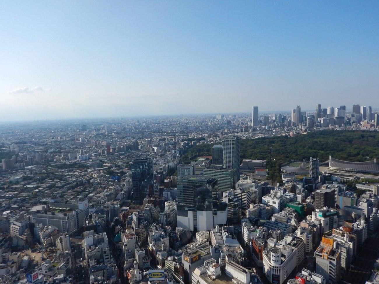 渋谷スカイからの眺め