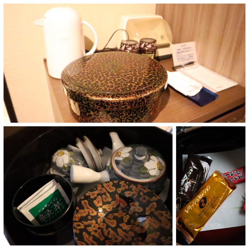 ホテル瑞鳳のお茶セット