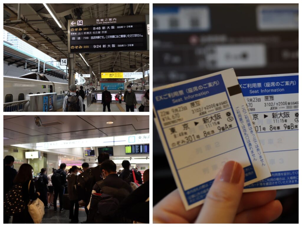 東京駅から奈良へ