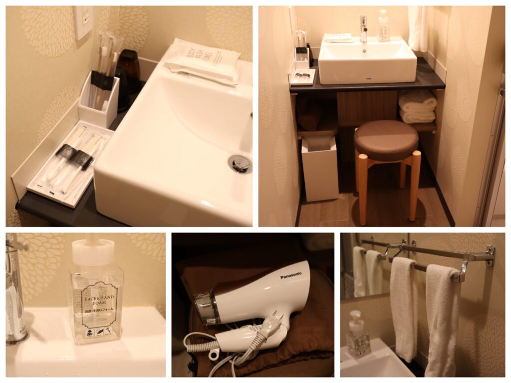 ダイワロイネットホテル奈良の洗面