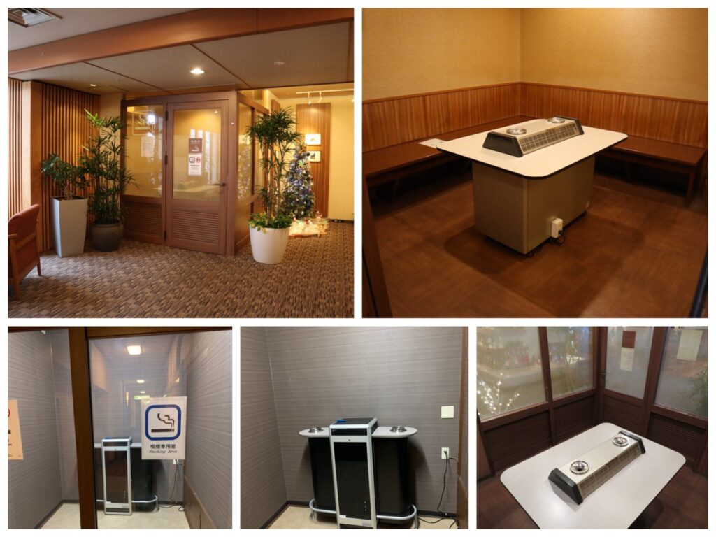 鬼怒川温泉ホテルの喫煙室