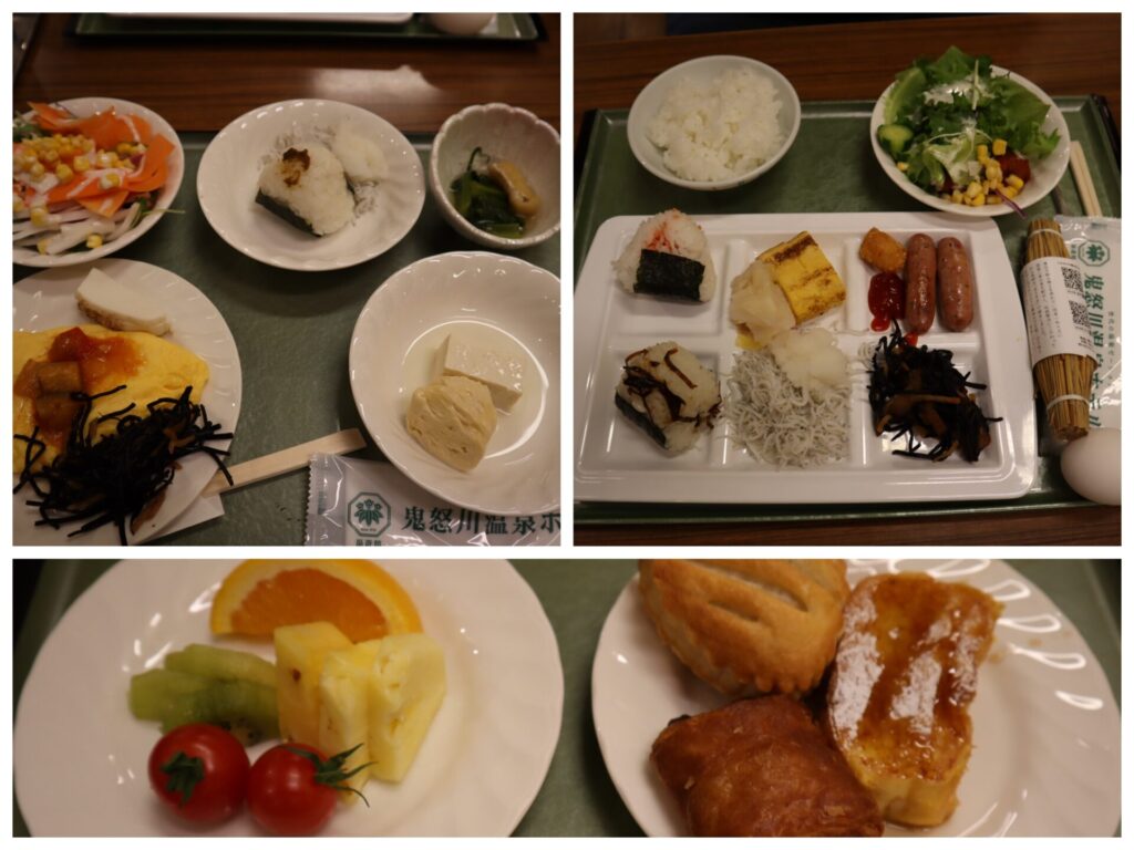 怒川温泉ホテルの朝食２