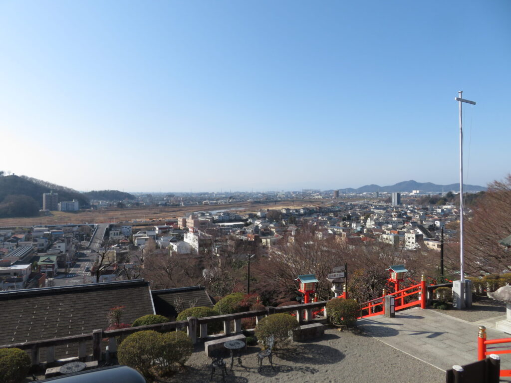 足利織姫神社からの眺め